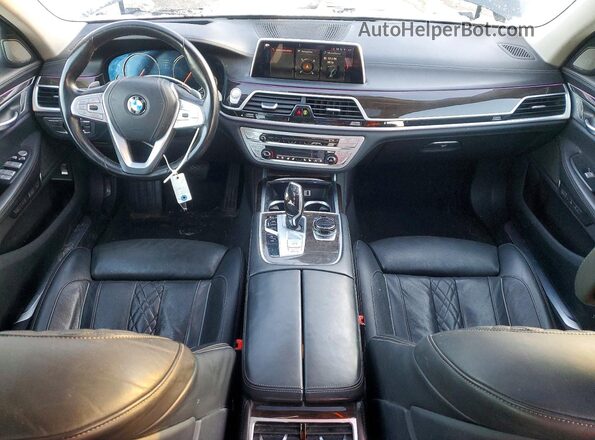 WBA7F2C56JG424465 2018 BMW 7 SERIES Gray წინა პანელის ხედი