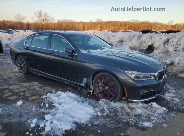 WBA7F2C56JG424465 2018 BMW 7 SERIES Gray წინა მარჯვენა