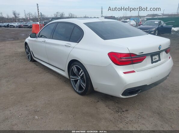 WBA7F2C56KB239928 2019 BMW 7 SERIES White Հետևի ձախ