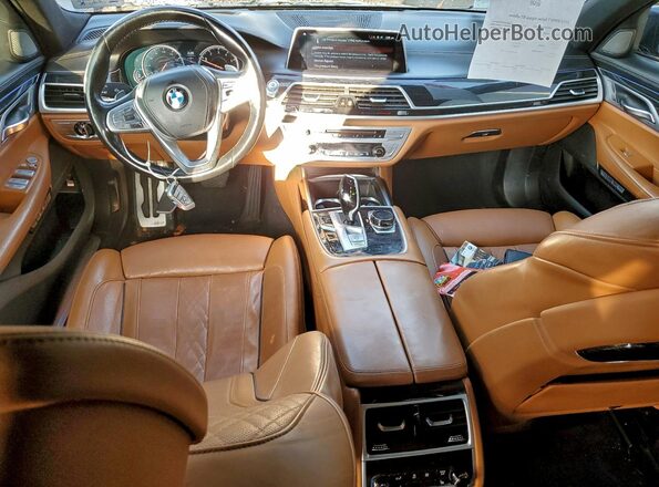 WBA7F2C58JG424158 2018 BMW 7 SERIES Charcoal Вид панелі приладів