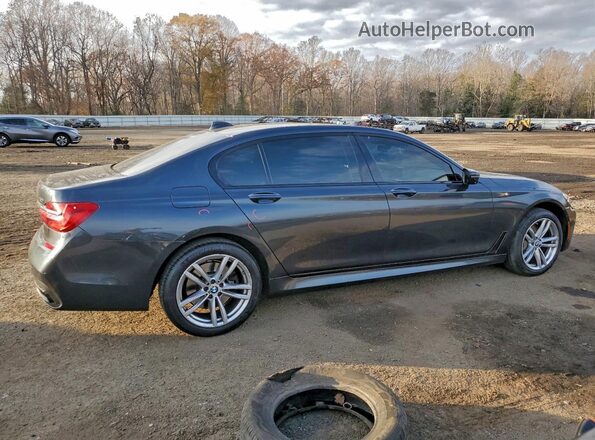 WBA7F2C58JG424158 2018 BMW 7 SERIES Charcoal Задня права чверть