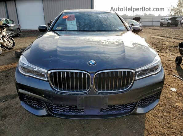 WBA7F2C58JG424158 2018 BMW 7 SERIES Charcoal Вид спереду