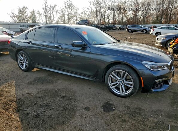WBA7F2C58JG424158 2018 BMW 7 SERIES Charcoal Передня права чверть