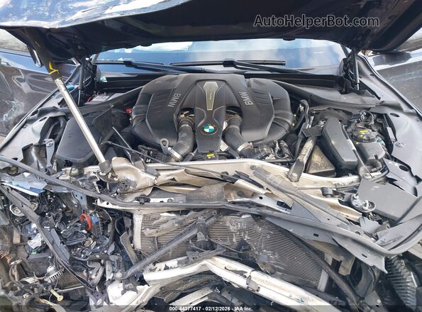 WBA7F2C59GG421164 2016 BMW 7 SERIES Черный Вид сзади
