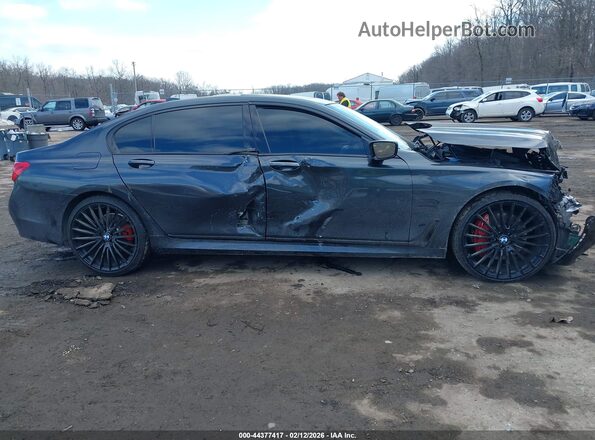 WBA7F2C59GG421164 2016 BMW 7 SERIES Черный Вид задней части салона