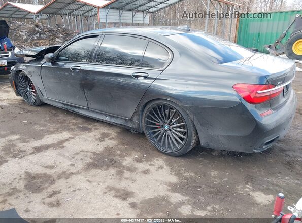 WBA7F2C59GG421164 2016 BMW 7 SERIES Черный Задняя левая четверть