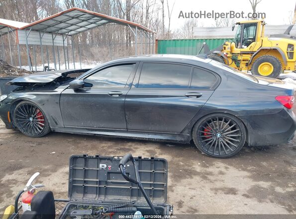WBA7F2C59GG421164 2016 BMW 7 SERIES Черный Панорамный вид салона 360°