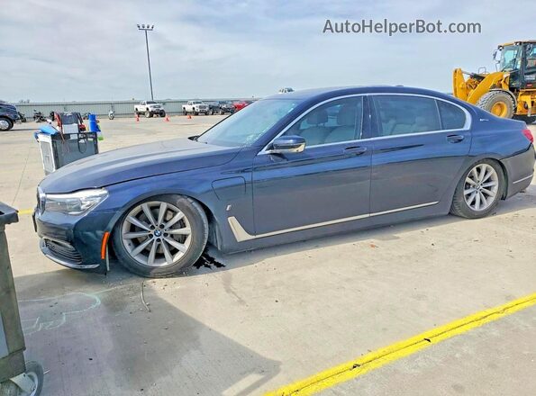 WBA7J2C52JB246288 2018 BMW 7 SERIES Blue Tył lewy