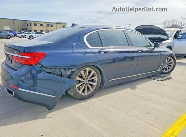 WBA7J2C52JB246288 2018 BMW 7 SERIES Blue Przód prawy