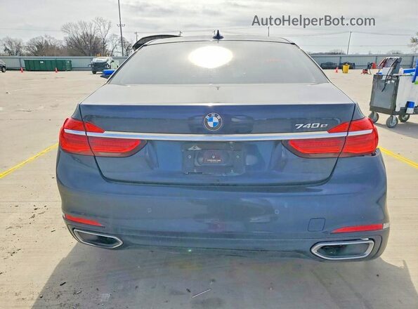 WBA7J2C52JB246288 2018 BMW 7 SERIES Blue Widok wnętrza z przodu