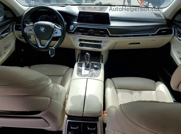WBA7J2C52JB246288 2018 BMW 7 SERIES Blue Widok zestawu wskaźników