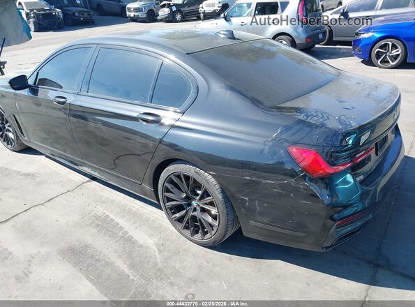WBA7T2C00MCF54348 2021 BMW 7 SERIES Black Հետևի ձախ