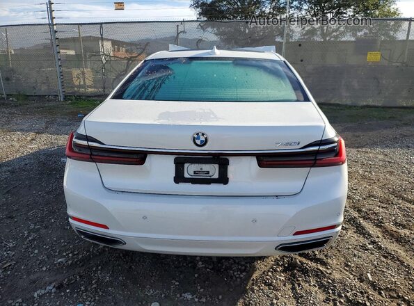 WBA7T2C02LCD70821 2020 BMW 7 SERIES White Rear view