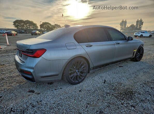 WBA7T2C04LGL17222 2020 BMW 7 SERIES Gray Rear right