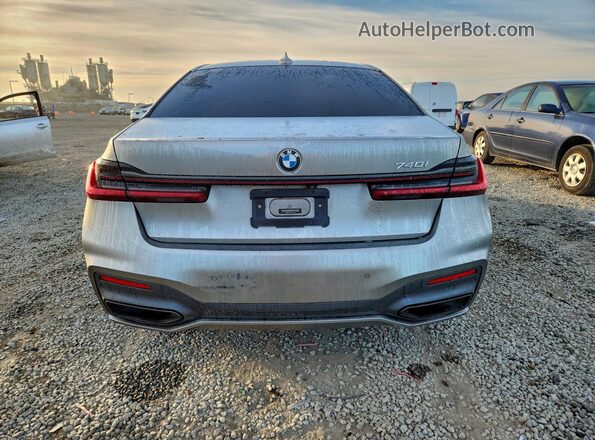 WBA7T2C04LGL17222 2020 BMW 7 SERIES Gray Rear view