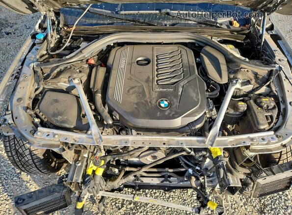 WBA7T2C04LGL17222 2020 BMW 7 SERIES Gray Rear interior view