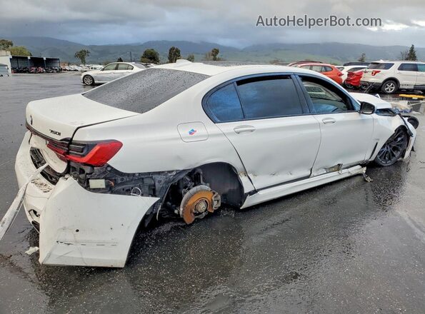 WBA7T2C05LGL17259 2020 BMW 7 SERIES White Trasero derecho