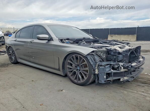 WBA7T2C06LCD40382 2020 BMW 7 SERIES Серый Передняя правая четверть