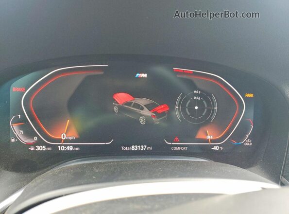 WBA7T2C06LCD40382 2020 BMW 7 SERIES Серый Вид щитка приборов