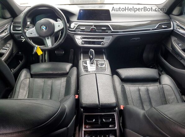 WBA7T2C06LCD40382 2020 BMW 7 SERIES Серый Вид панели приборов