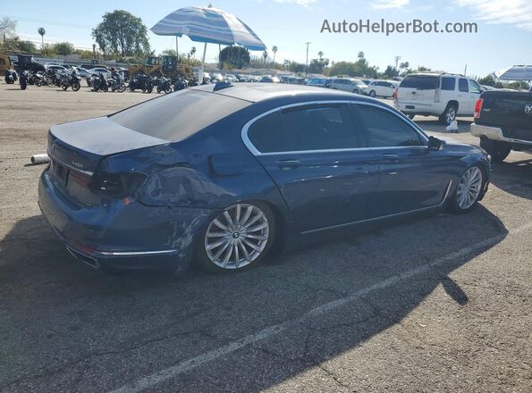 WBA7T2C06NCH58234 2022 BMW 7 SERIES Blue Tył prawy