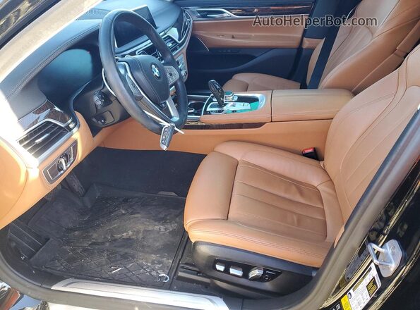 WBA7T4C02LCD43243 2020 BMW 7 SERIES Black Front interior view