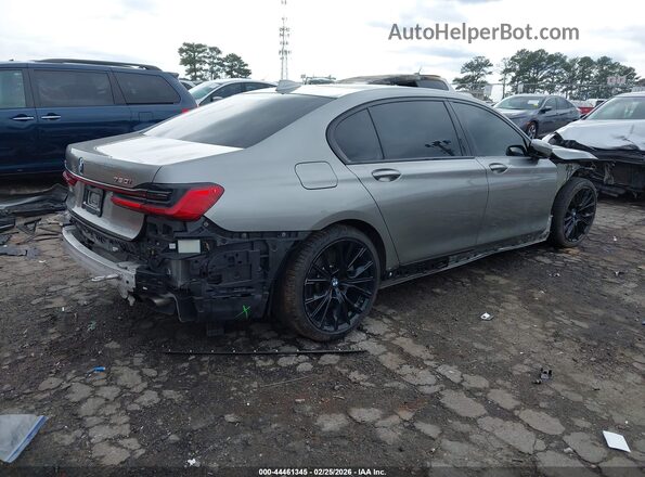 WBA7U2C00MCF40155 2021 BMW 7 SERIES Gray უკანა მარჯვენა