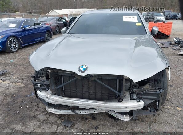 WBA7U2C00MCF40155 2021 BMW 7 SERIES Gray უკანა სალონის ხედი