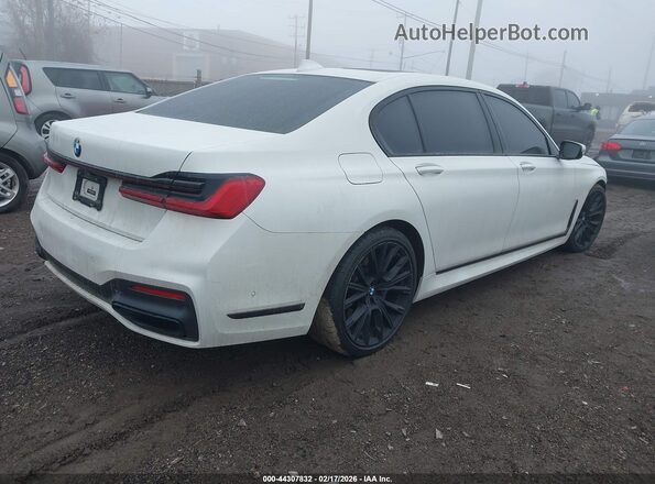 WBA7U2C02MCF48645 2021 BMW 7 SERIES White უკანა მარჯვენა