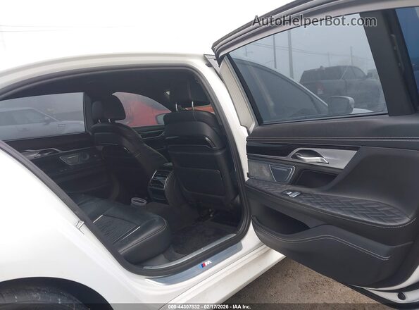 WBA7U2C02MCF48645 2021 BMW 7 SERIES White VIN კოდის სტიკერის ხედი