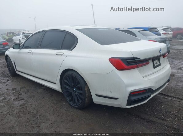 WBA7U2C02MCF48645 2021 BMW 7 SERIES White უკანა მარცხენა