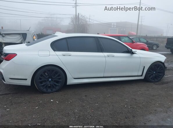 WBA7U2C02MCF48645 2021 BMW 7 SERIES White უკანა სალონის ხედი