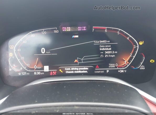 WBA7U2C05NCJ06571 2022 BMW 7 SERIES Gray Widok tylnych siedzeń