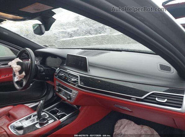 WBA7U2C05NCJ06571 2022 BMW 7 SERIES Gray Widok wnętrza z przodu