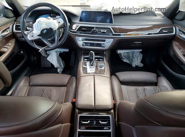 WBA7U2C06LGJ59771 2020 BMW 7 SERIES Charcoal Vista del salpicadero