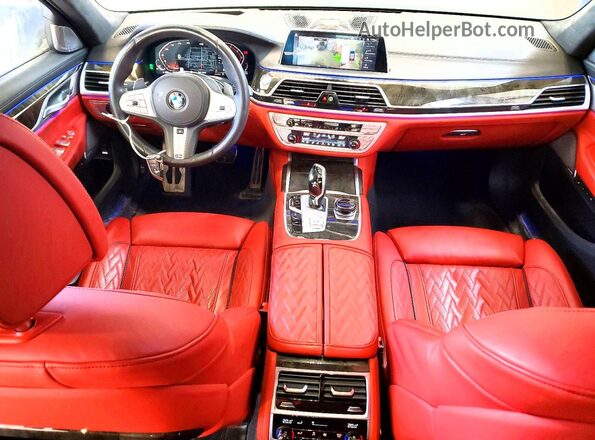 WBA7U2C06MCE63033 2021 BMW 7 SERIES Серый Вид панели приборов