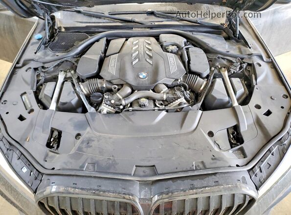 WBA7U2C06MCE63033 2021 BMW 7 SERIES Серый Вид задней части салона