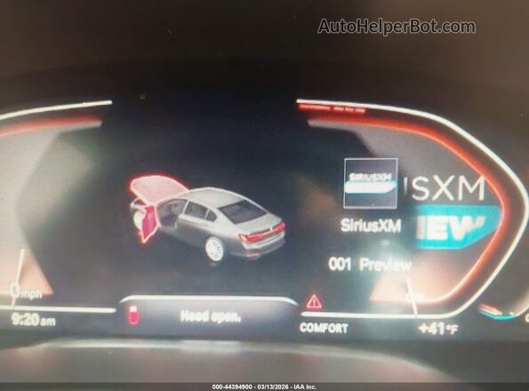 WBA7U2C0XMCF20205 2021 BMW 7 SERIES White Вид задніх сидінь