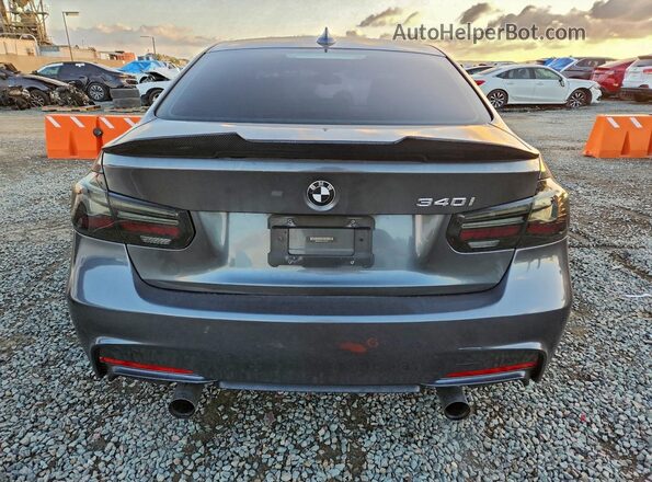 WBA8B3C52GK383747 2016 BMW 3 SERIES Gray Widok z tyłu