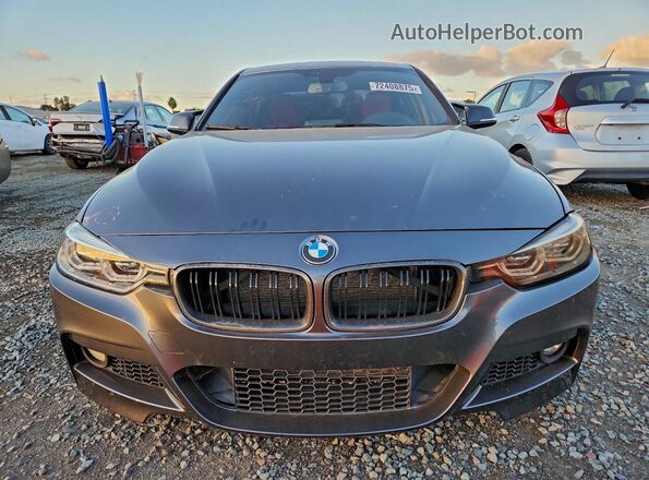 WBA8B3C52GK383747 2016 BMW 3 SERIES Gray Widok z przodu