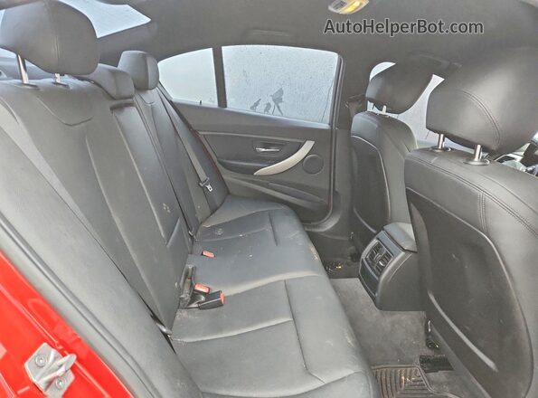 WBA8E1G5XGNT36809 2016 BMW 3 SERIES Red Вид задніх сидінь