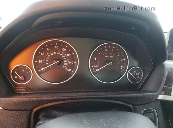 WBA8E3C53GK504907 2016 BMW 3 SERIES Silver Vista del cuadro de instrumentos