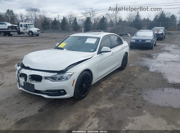 WBA8F1C56GK438631 2016 BMW 3 SERIES White წინა მარცხენა ხედი სამი მეოთხედიდან