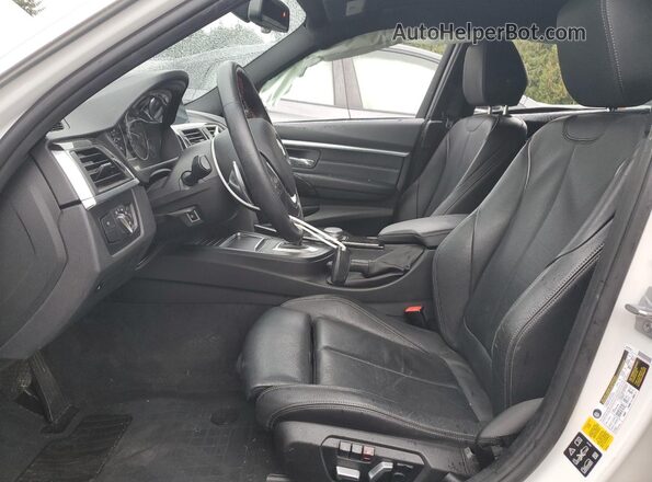 WBA8J1C56JA019254 2018 BMW 3 SERIES Белый Вид салона спереди