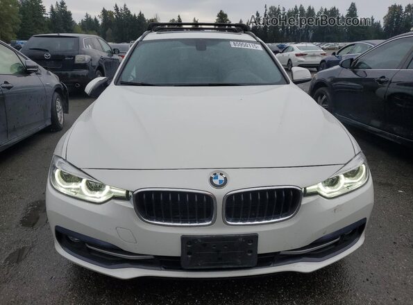 WBA8J1C56JA019254 2018 BMW 3 SERIES Белый Вид спереди