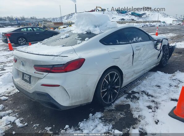 WBABC4C09SCT17583 2025 BMW M8 White Tył prawy