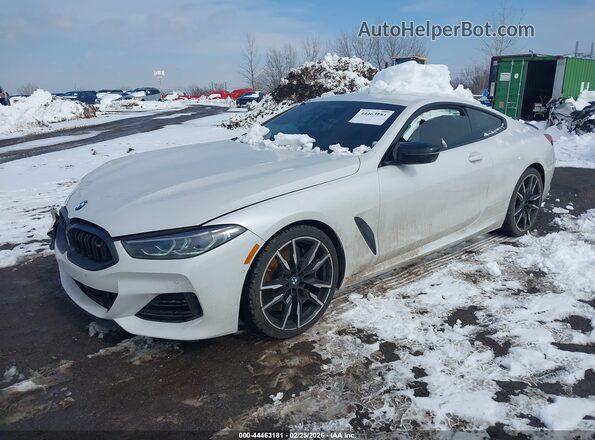 WBABC4C09SCT17583 2025 BMW M8 White Przód lewy