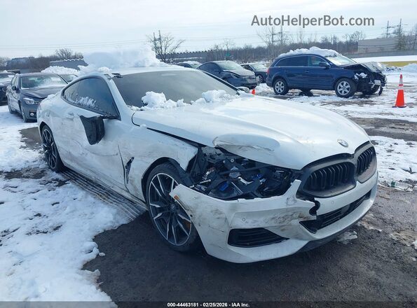 WBABC4C09SCT17583 2025 BMW M8 White Widok z przodu