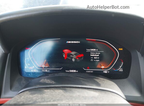 WBABC4C57KBU96370 2019 BMW M8 Black Vista de los asientos traseros