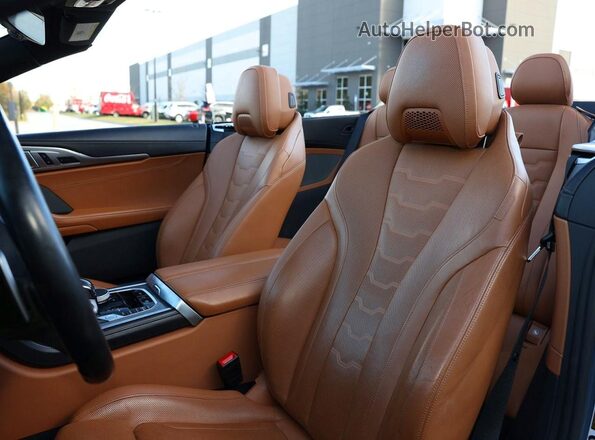 WBADZ2C04MCG06453 2021 BMW 8 SERIES Синий Вид сзади